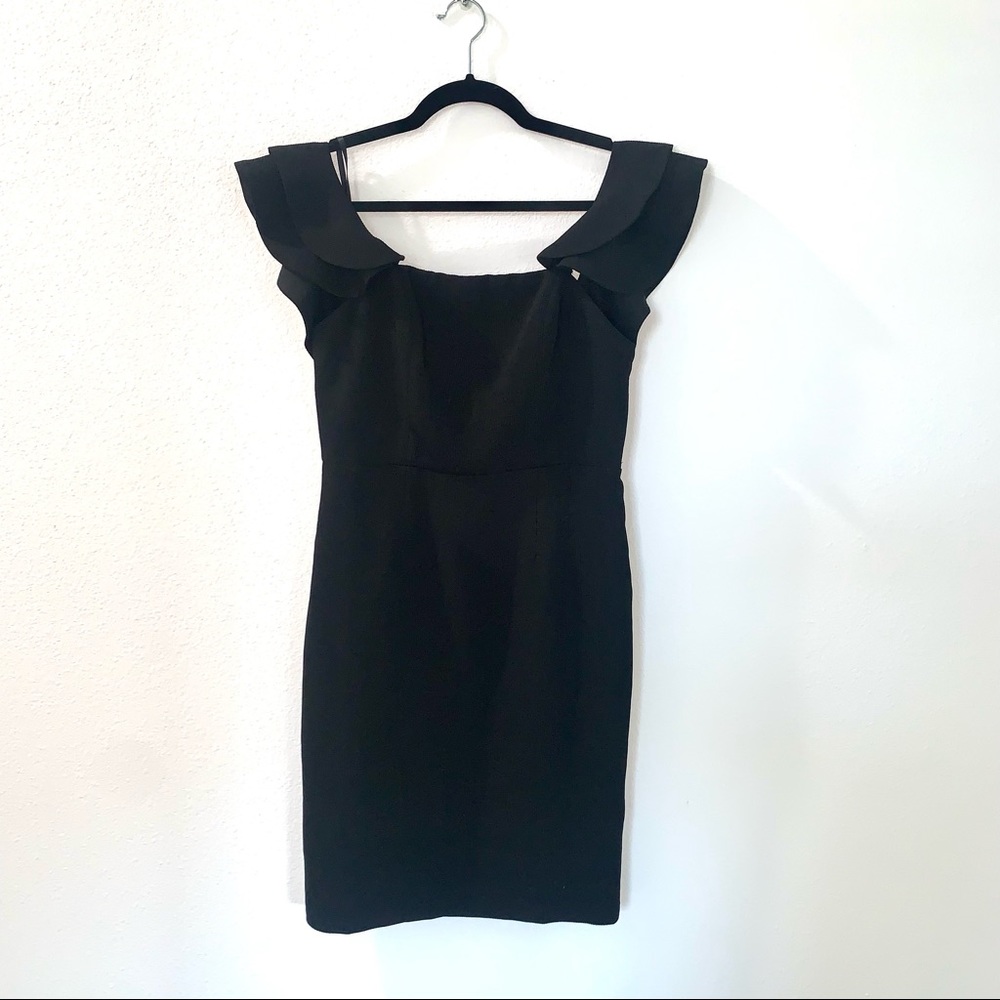 Angel Biba Black Off The Shoulder Dress